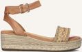 AYANA 0047 Sandalen - Dames - Camel - Maat 39