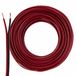 Luidsprekerkabel SeKi Luidsprekerkabel 2 x 0,75 mm2-25 m rood/zwart CCA audiokabel boxkabel