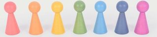 TickiT Regenboog Houten Figuren