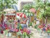 Leti Stitch Flower Market borduren (pakket) 978