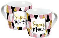 Mok Super Mama patroon 300ml