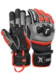 REUSCH Worldcup Warrior GS Ski Gloves Grey/Red