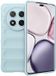 Techsuit Magic Shield Silicone Back Cover Bleu pour Honor Magic7 Lite/X9c