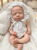Reborn-pop, 33 cm, silicone, anatomiquement correct, fille