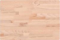 vidaXL - Wastafelblad - 60x40x2,5 cm - massief beukenhout