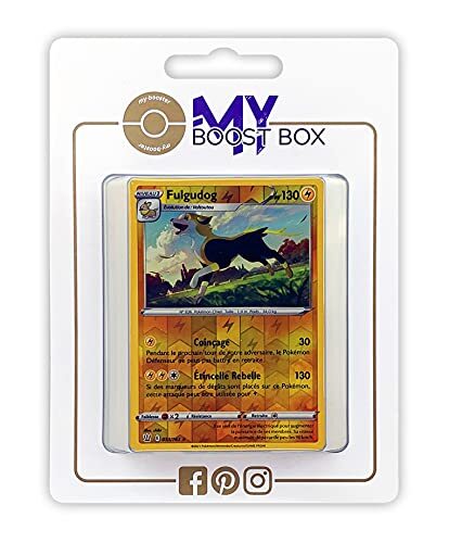 my-booster Fulgudog (Boltund) 53/163 Holo Reverse - Myboost X Epée et Bouclier 5 Styles de Combat - Doos met 10 Franse Pokemon kaarten