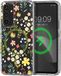 kwmobile Kristalheldere hardcase compatibel met Samsung Galaxy A54 5G Hoesje – compatibel met MagSafe – Acryl hoesje met TPU-rand – Charmante bloemen design