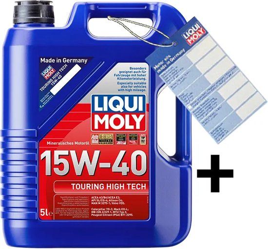 Liqui Moly Touring High Tech 15W40 5L Motor Oil