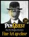 PenQuest Fine Art Up Close: One Pen Shading Adventure — Reveal 50 Masterpiece Halftones