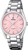 Festina F20622/N Polshorloge Dames Zilverkleurig/Goudkleurig Staal Analoog Quartz
