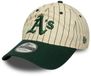 New Era Pinstripe 9twenty Oakland Athletics Pet Beige