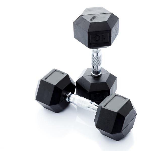 Muscle Power Hexa Dumbell - 9 kg - Per Stuk