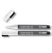 Merkloos Sigel krijtstift - wit - ronde punt 1-2 mm - 2 stuks
