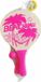 Summertime Beachball set - roze - hout - Rackets/batjes en bal - strand speelset