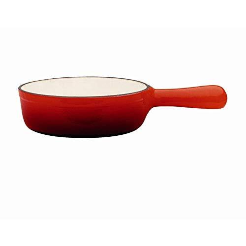 Baumalu – 385074 – gietijzeren kaas fonduepan rood kleur
