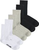 JACK & JONES JACNOLAN SOLID TENNIS SOCKS 6 PACK - Heren - Sokken - Wit
