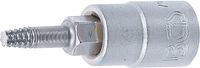 BGS Schroefverwijderaar-bit-inzet aandrijving binnenvierkant 6,3 mm (1/4") voor defect T-profiel (voor Torx) T15 - 7098-T15
