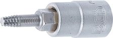 BGS Schroefverwijderaar-bit-inzet aandrijving binnenvierkant 6,3 mm (1/4") voor defect T-profiel (voor Torx) T15 - 7098-T15