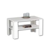 Joker Plus Salontafel, wit, met legplank, 100 x 54 x 60 cm