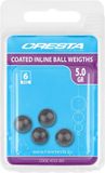 Cresta Boule de poids en ligne enduite (4 pièces) - 15,0 g