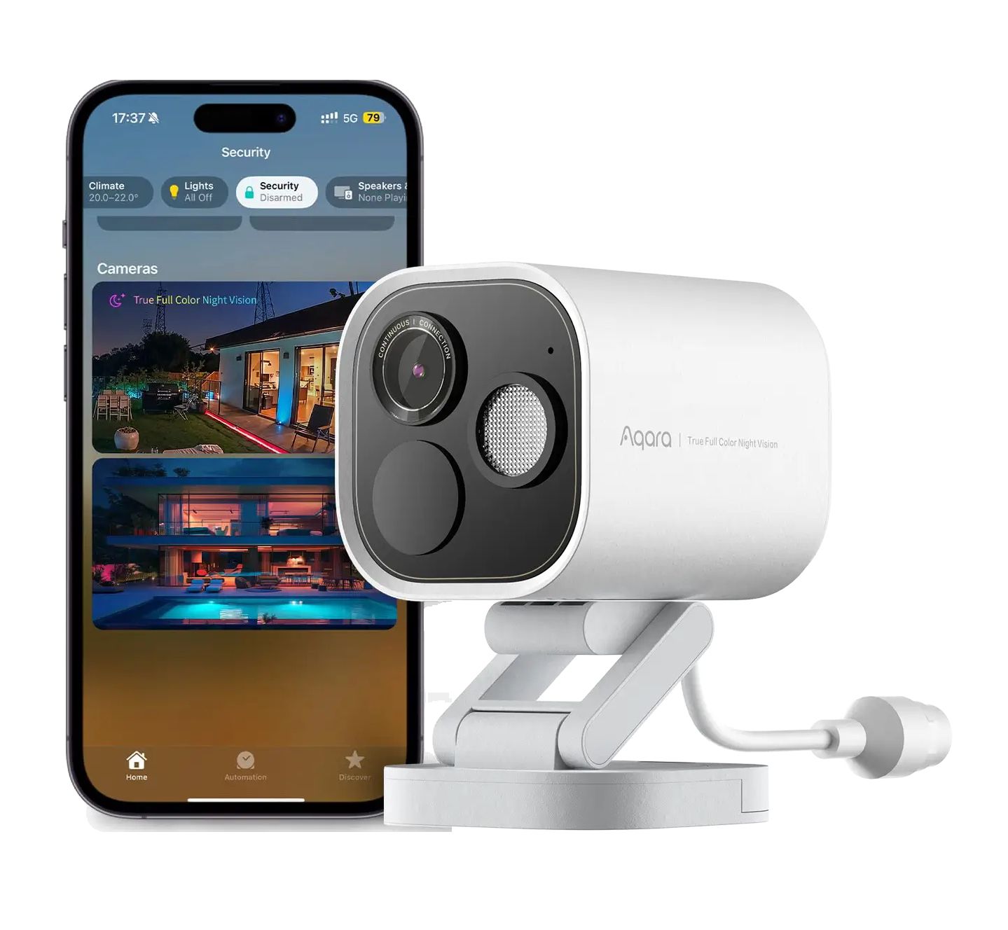 Aqara Camera Hub G5 Pro PoE - Wit - 2K Outdoor Beveiligingscamera - Nachtzicht - Matter & Zigbee Hub