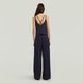 G-Star Spaghetti Strap Loose Jumpsuit Dames Osaka Blue Coton