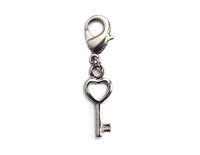 INNSPIRO NICE CHARMS Metalen hanger sleutel met karabijnhaak 7x20mm 25u., 23x10mm., Metaal, Geen edelsteen