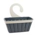 Ecoplast Hangmand met haken, opbergmand van gerecycled kunststof, bruin, 20 l