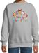 Bellatio Decorations Shoppartners Bv Foute kersttrui / sweater dierenvriendjes Merry christmas grijs voor kinderen - kerstkleding / christmas outfit 134/146