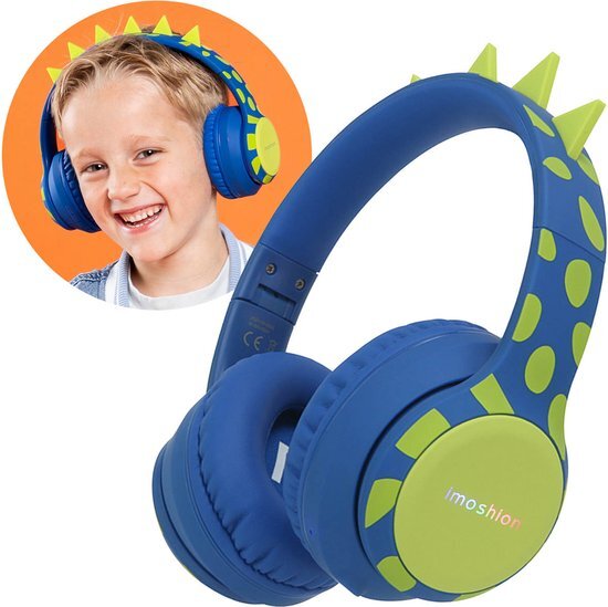 iMoshion Kinderkoptelefoon met Dino-spikes