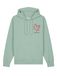 Watapparel Sweatshirt 'Self Love' mintgroen / kreeft / zwart