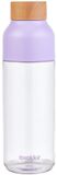 Quokka Herbruikbare Waterfles 720ml Ecozen Ice Collectie Lilas Houten Dop
