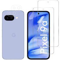 Phonillico® Gehard glas voor Google Pixel 9a en camerabescherming [Pack 2]