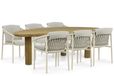 4 Seasons Outdoor Allora/Leafline 240 cm dining tuinset 7-delig