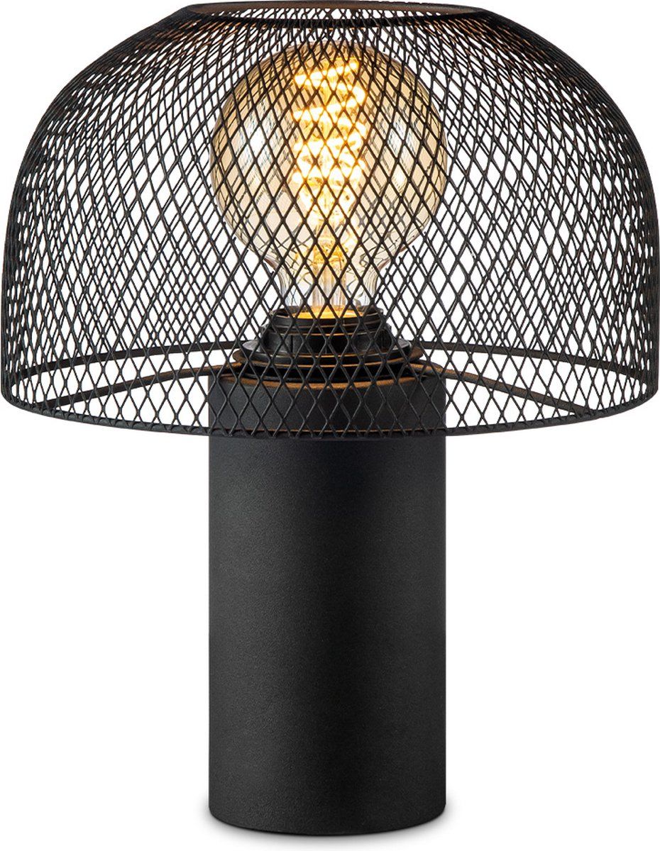 Home Sweet Home Mushroom Tafellamp - Zwart - Gaasmetaal - E27