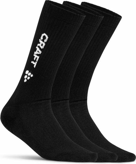 Craft Progress Indoor 3-pack Socks - Black - Unisex - Size 34/36