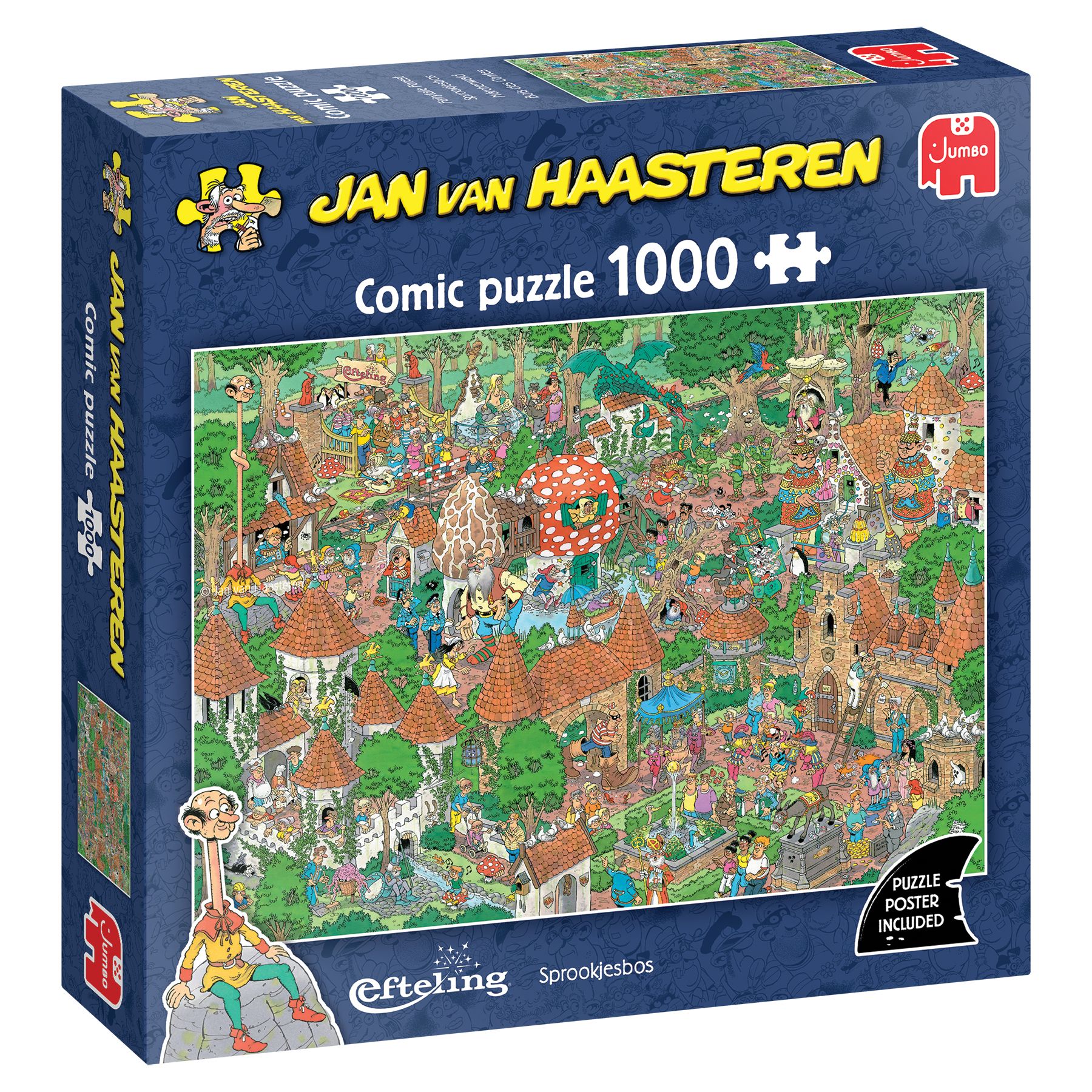 Jumbo Jan van Haasteren Efteling Sprookjesbos Legpuzzel 1000 stukjes