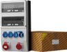Doktorvolt Stroomverdeler eXT S FI met 4 x 230 V 32 A 16 A Mennekes stopcontacten stroommeter MID wandverdeler stekkerverdeler