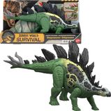 Mattel Jurassic World: Survival Action Figure Gigantic Thrashers Stegosaurus Action Figuur