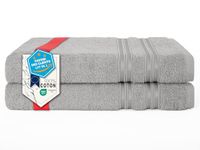 Hammetex Badhanddoeken 2-delige Set 70x140 cm, 100% Katoen Badstof