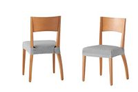 Martina Home Tunesië, stoelbekleding, set van 6, grijs (Alma)