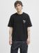 JACK & JONES T-shirt avec logo noir Coton regular fit M