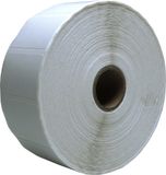 DULA Zebra kompatible Etiketten, 38 mm x 25 mm, Weiß, Permanent, Kern 25 mm, 1 Rolle, 2580 Etiketten pro Rolle