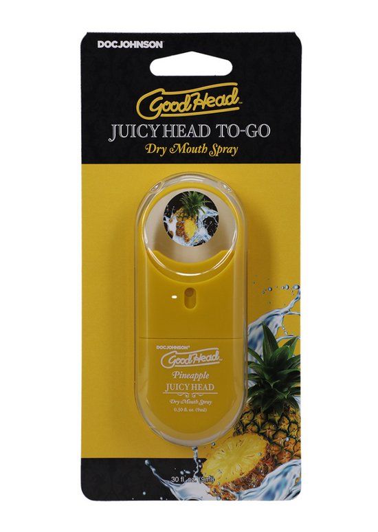 Doc Johnson Juicy Head Mouth Spray To-Go - Pineapple - 9ml