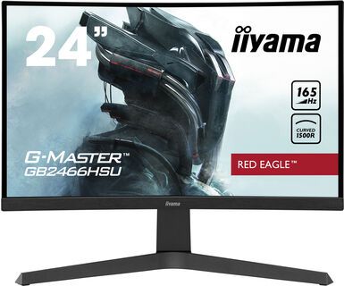 iiyama G-MASTER Red Eagle - 23.6 inch Full HD Curved Gaming Monitor - 165Hz