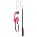 Trixie Kattenhengel Telescopisch Grote Katten Met Flamingo Roze Kattenspeelgoed 106 cm