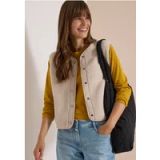 cecil Teddy bodywarmer met softshelldetails