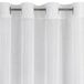 Eurofirany Rebecca Serie - Witte Gordijn - 140x250 cm - Transparant - Op Ringen
