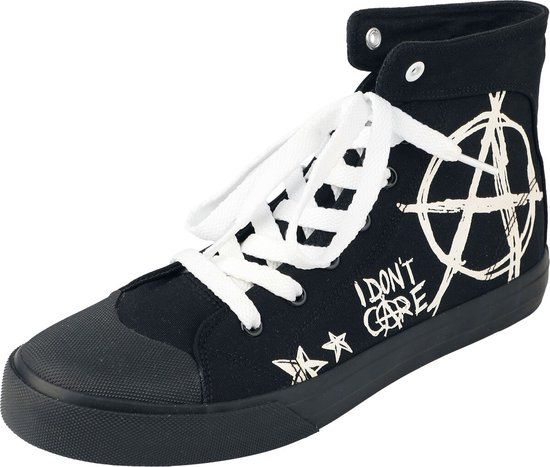 R.E.D. Rock-Engineered Design Zwart-witte Hoge Sneakers Unisex EU46