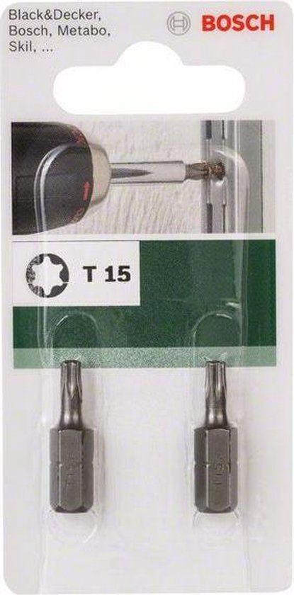 Bosch Schroefbit Standard T T 15, 25 mm